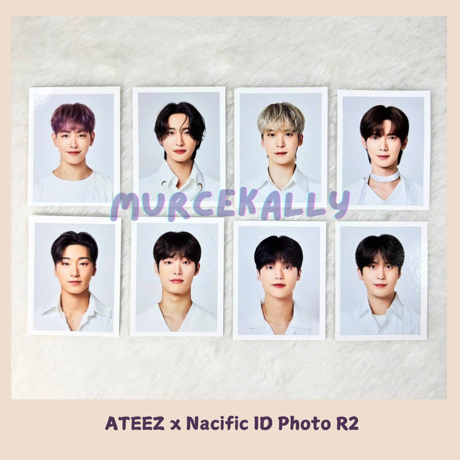 [LAST STOCK] ATEEZ x Nacific ID Photo R2 – Seonghwa Hongjoong Yunho Yeosang San Mingi Wooyoung Jongh