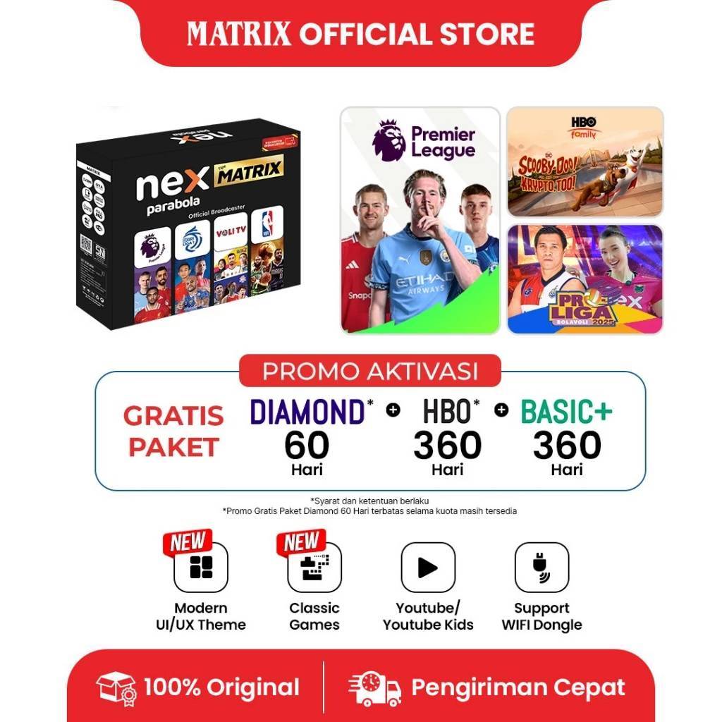 Nex Parabola Matrix - Receiver HD Gratis Nonton