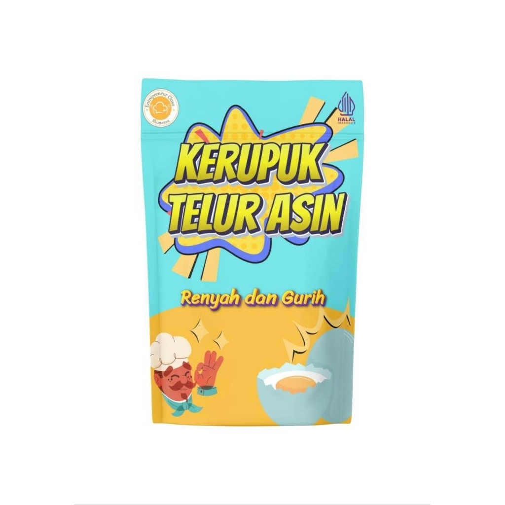 

Krupuk Telor Asin (Kemasan sedang)