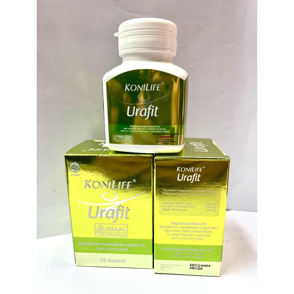 Konilife Urafit Food Supplement Botol 30 Alami Bebas Asam Urat