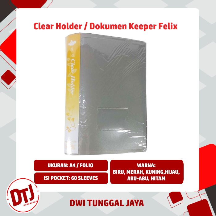 

Adn Clear Holder / Dokumen Keeper Felix isi 60 Lembar