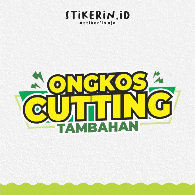 

Ongkos Cutting KISSCUT tambahan untuk object kecil