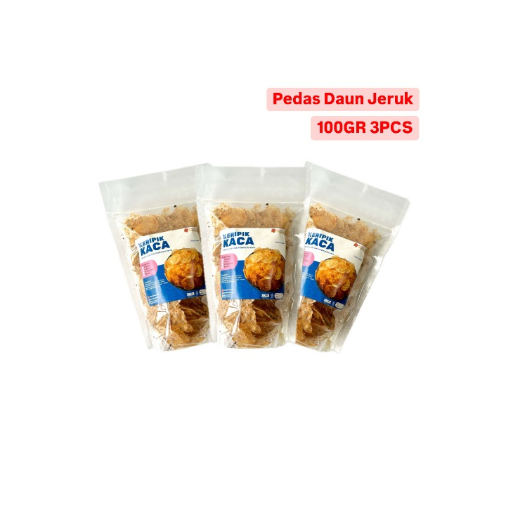 

BUNDLING 3pcs Keripik Kaca Pedas Daun Jeruk (100gr)