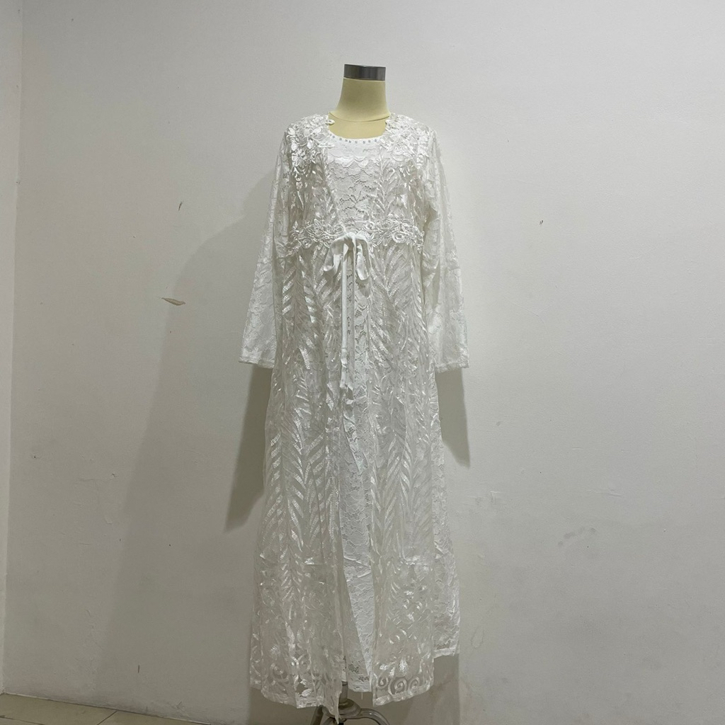 gamis putih YL28