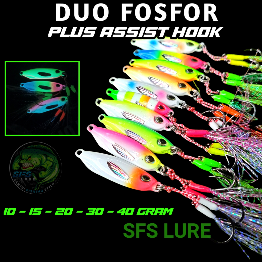 MICRO JIG PLUS ASSIST HOOK FULL GID 10gram/15gram 20gram 30gram drag metal cast dmc non gid assist h