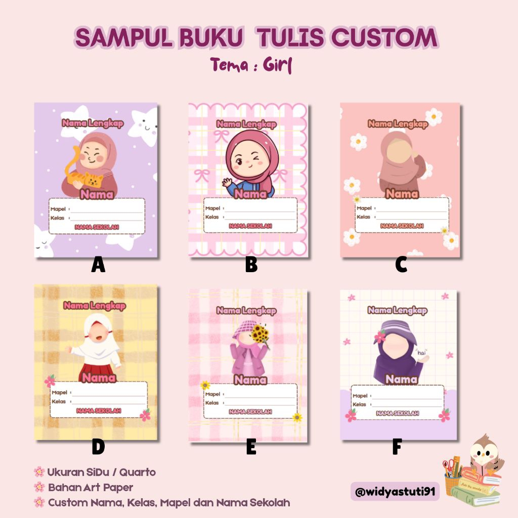 

Sampul Buku Tulis Custom