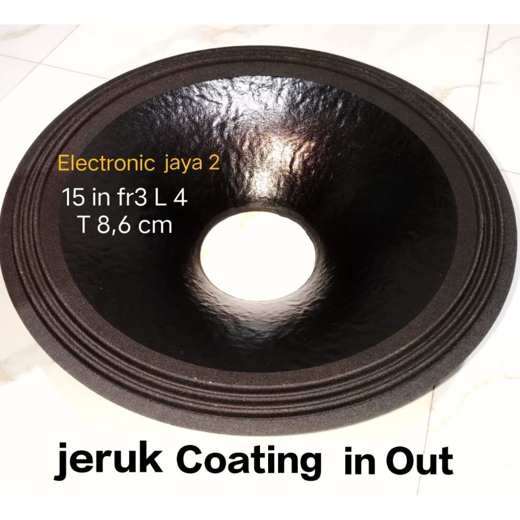 kertas daun speaker 15 in fr3 L 4 inc T 8,6 cm