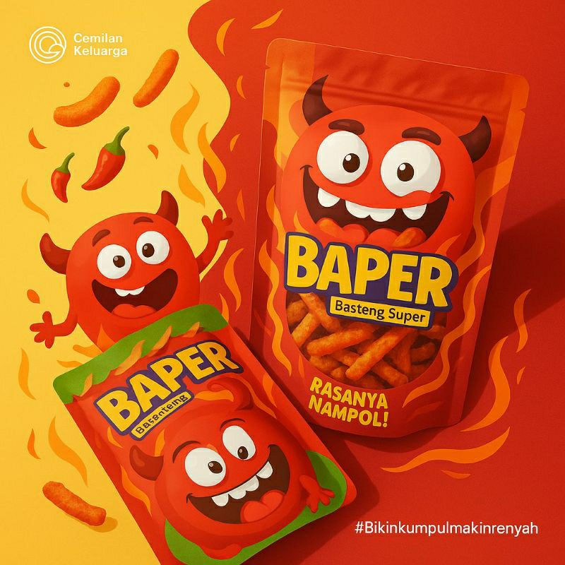 

BAPER – Basreng Super (Balado / Pedas Level 5)