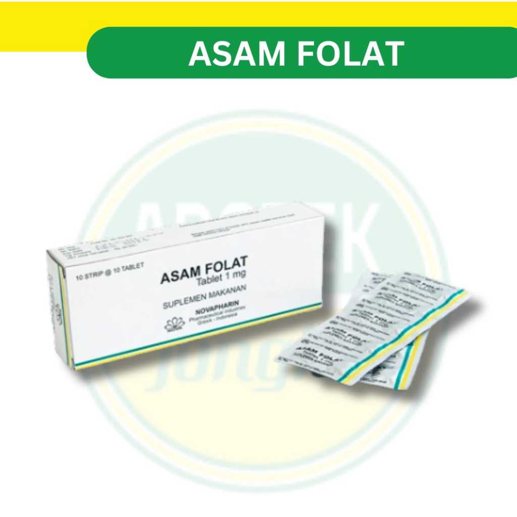 ASAM FOLAT NOVAPHARIN 1000mcg TABLET