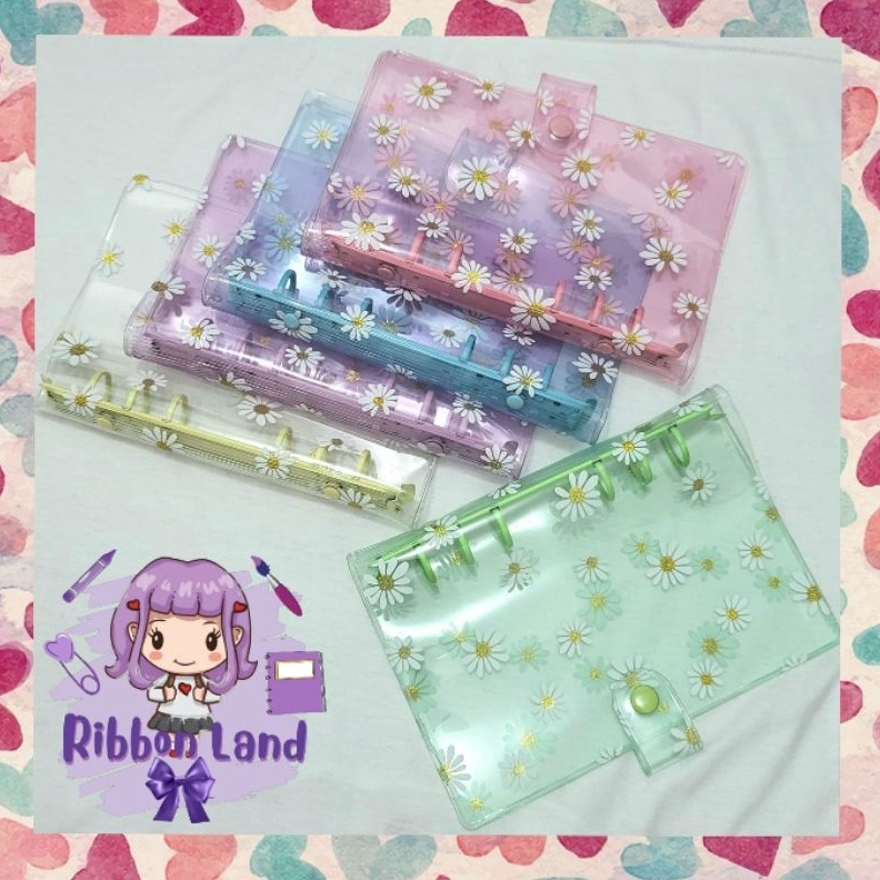 

KODE T52R A5 A6Binder Daisy Cover Ring Warna Big Print Daisy