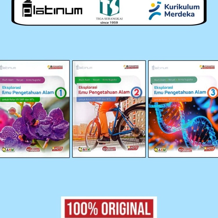 KODE Q78Y PLATINUM  Eksplorasi IPA  Edisi Revisi  untuk SMP  MTS Kelas 7 8 9  Tiga Serangkai