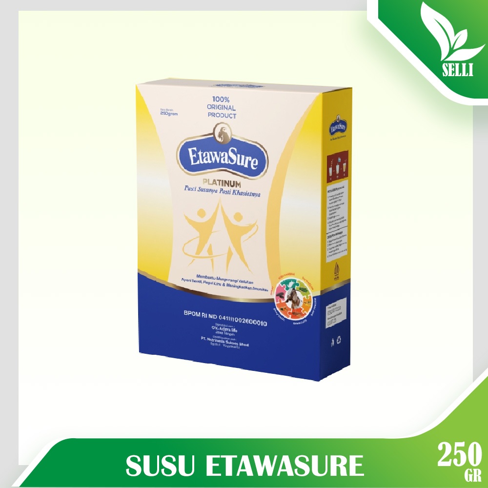

Etawasure - Susu Kambing Bubuk Membantu Osteoporosis dan Kesehatan Tulang isi 250 gr