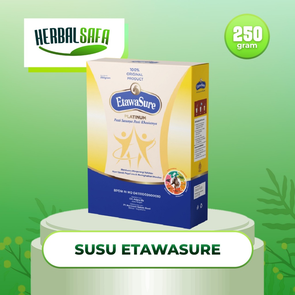 

ETAWASURE - Susu Etawa Bubuk Untuk Persendian dan Kesehatan Tulang isi 250 gr
