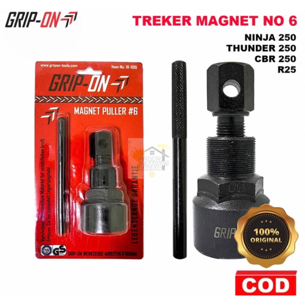TREKER MAGNET NO 10 / TREKER MAGNET #10 GRIP-ON / MEGA PRO MONO / VERZA