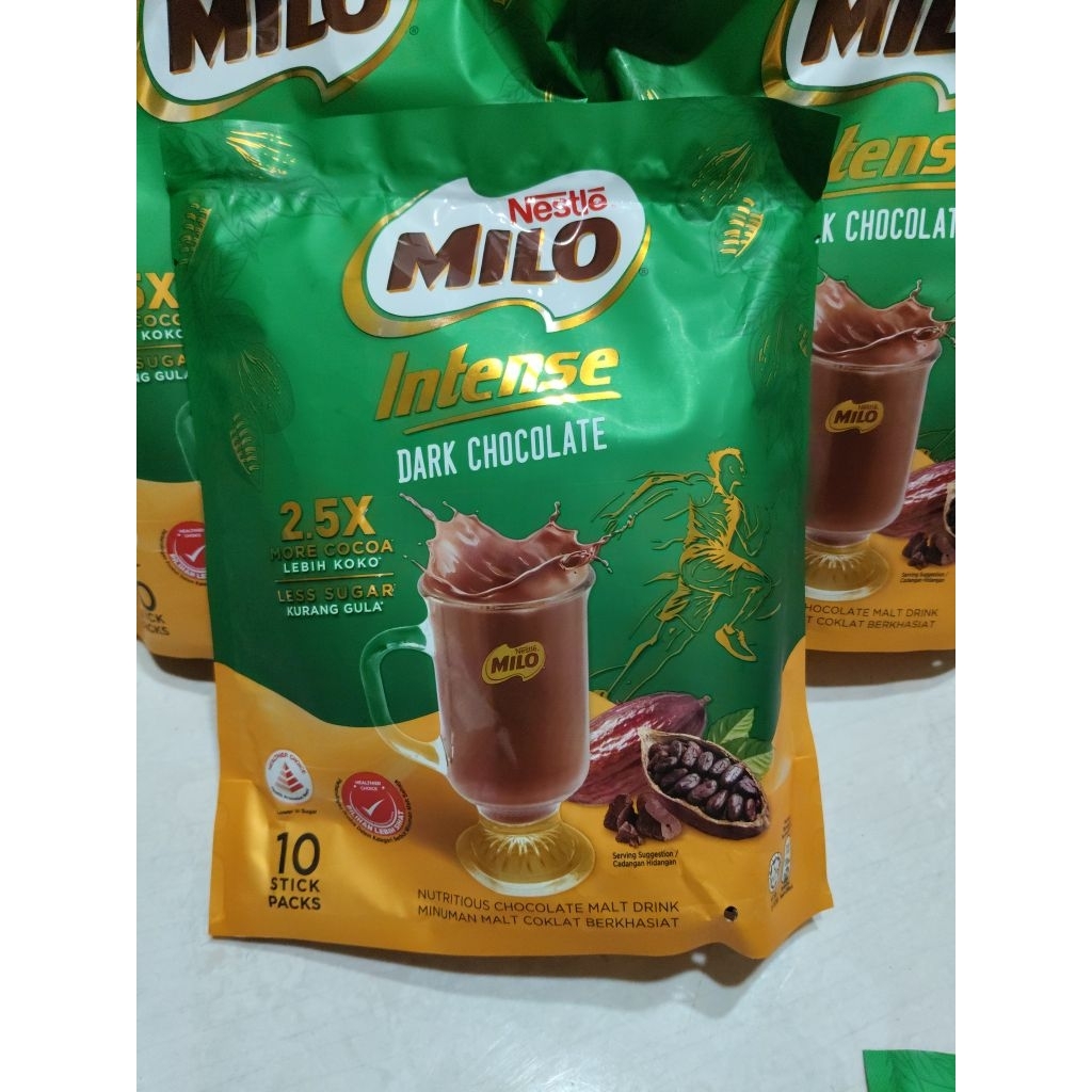 

Milo Intense Dark Choco Original malaysia 10 Stick