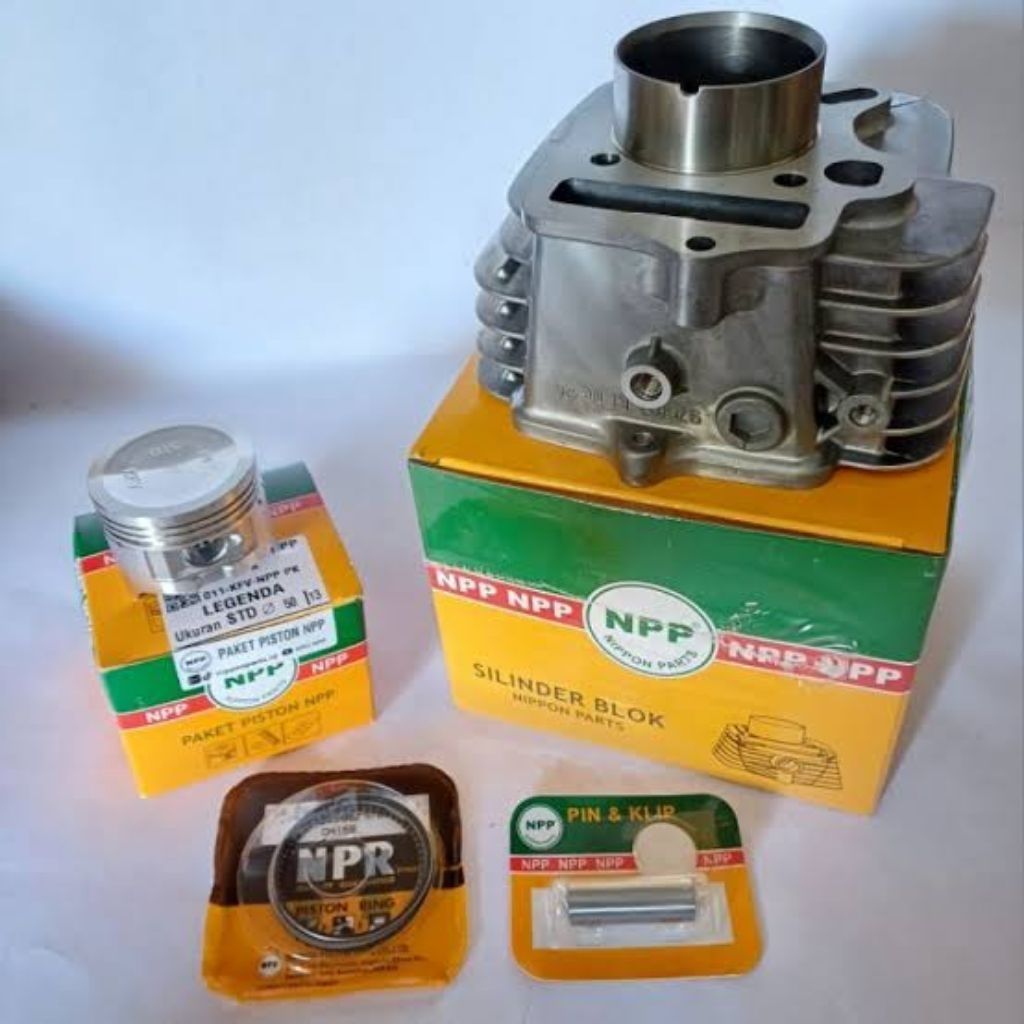 Blok Seher Kit plus Piston Ring Supra Fit Supra Fit New Legenda Revo 100 NPP Original