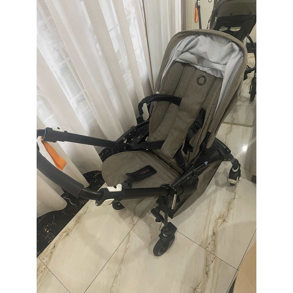 preloved bugaboo bee 5 stroller grey melange