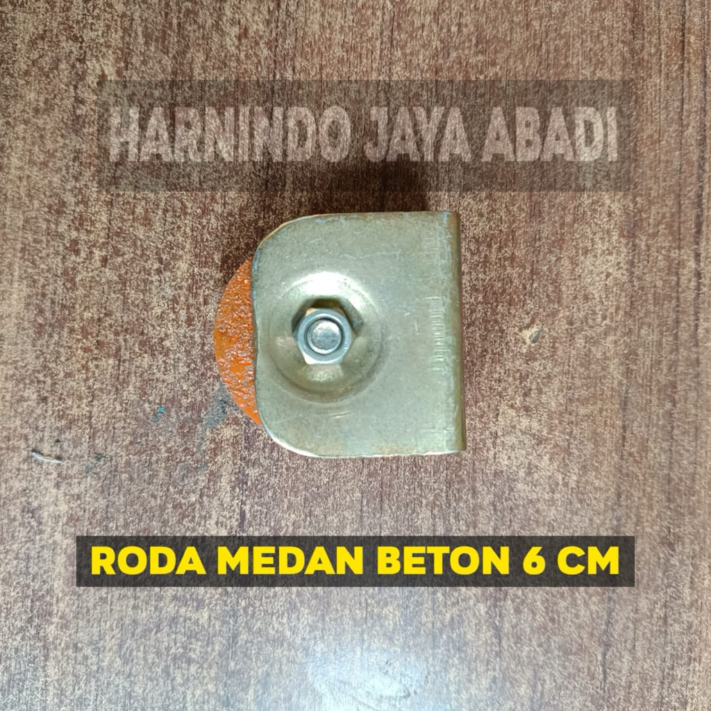 Roda Medan Beton 6cm / Roda Pagar 6cm Medan / Roda Besi Berkualitas