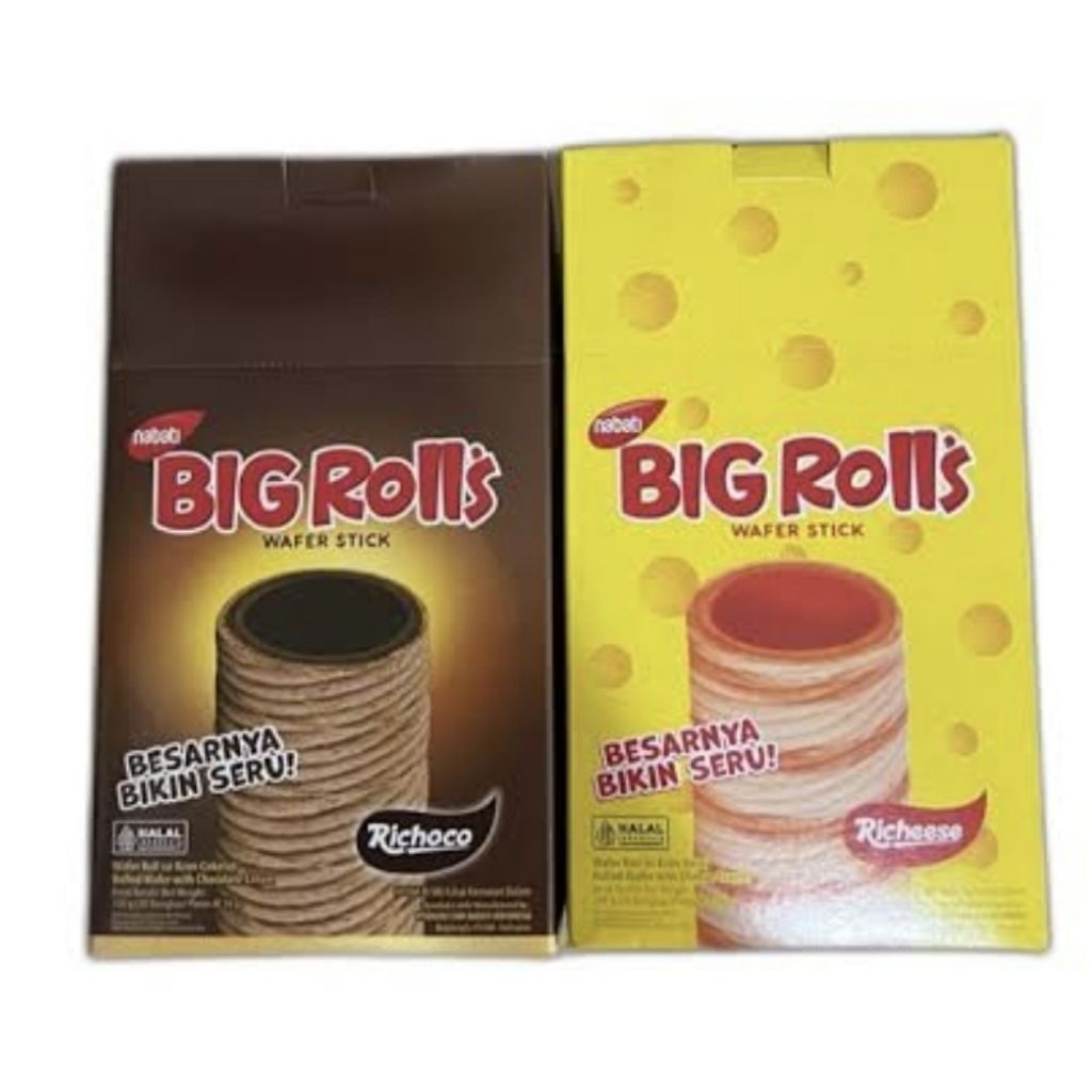 

nabati Big roll wafer stik lebih besar 1box isi 20 x 12gram …