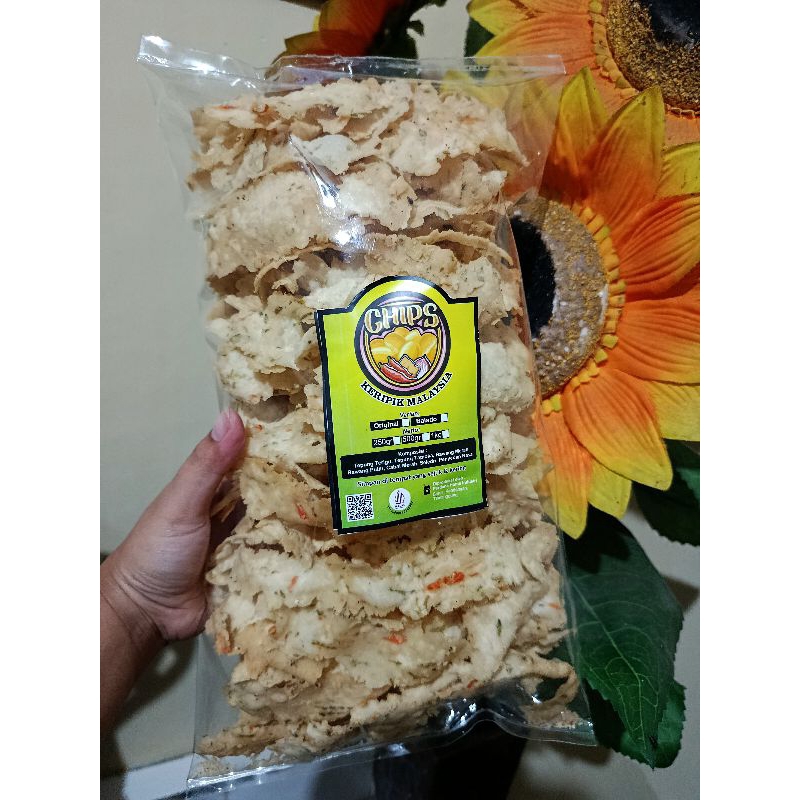 

Keripik Malaysia Varian Rasa Original Asin, Gurih, Renyah 500gr