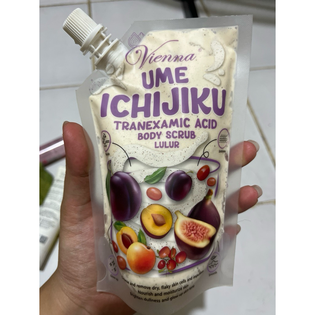 body scrub ume ichijiku lulur mandi
