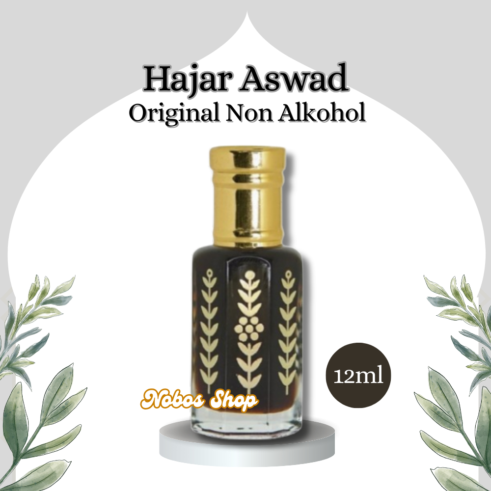 Hajar Aswad Original Minyak Wangi Khas Arab Parfum Sholat Non Alkohol