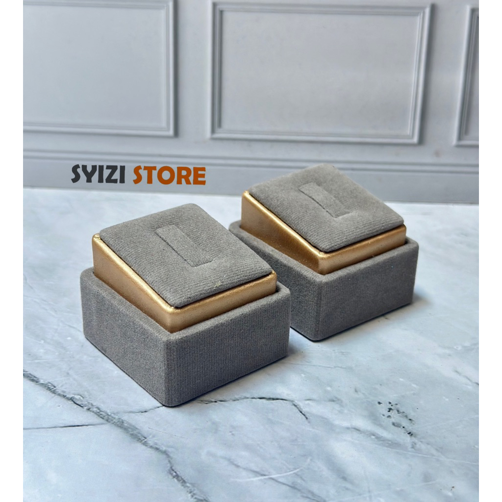 [SYIZI STORE] READY STOK Display cincin single warna abu -display cincin premium -manekin cincin -te
