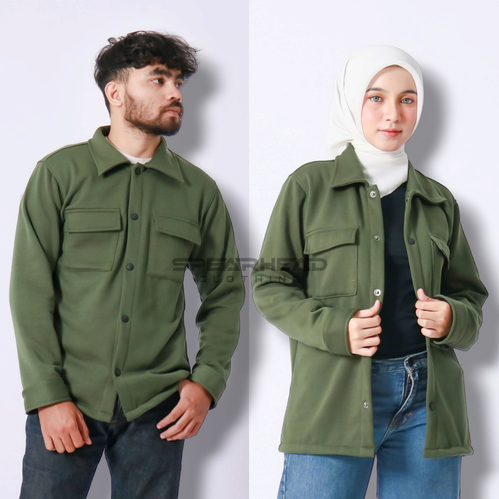 Jaket Wanita Funny - SHACKET CEWEK JACKET TERBARU PARKA MURAH KEKINIAN DISTRO KEREN FLIS TEBAL JUMBO