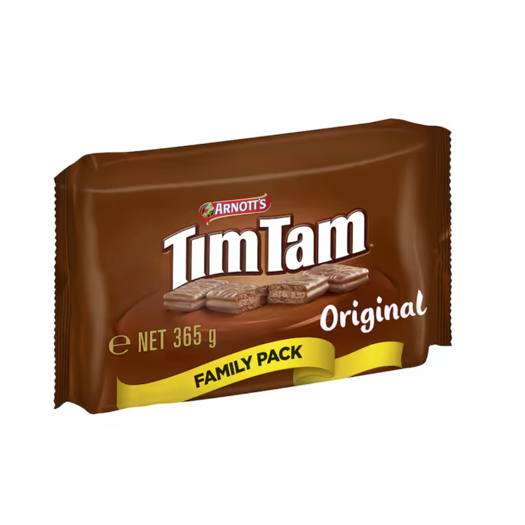 

Arnott's Tim Tam Original Family Pack Chocolate Biscuits 365g AUSTRALIA