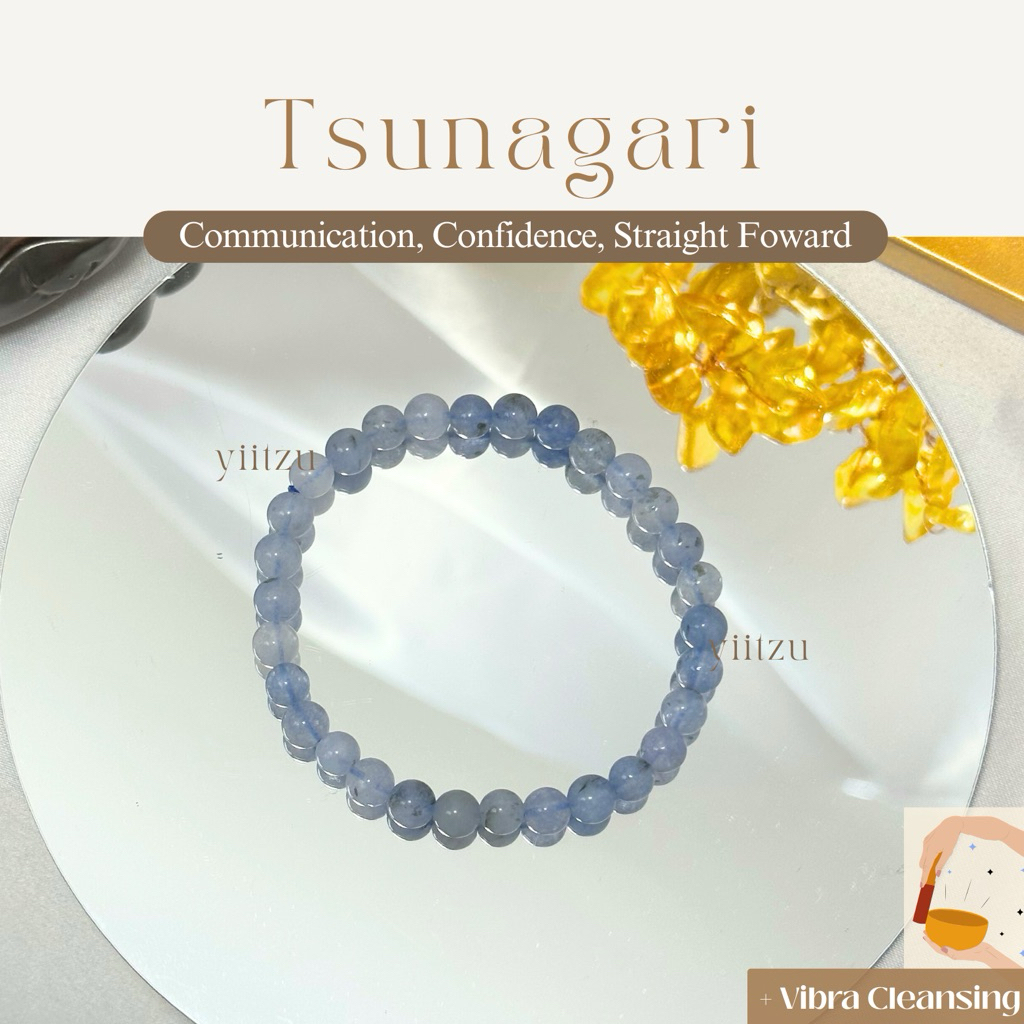 Yiitzu - Gelang Crystal Chakra Aura (Tsunagari) Bracelet Aksesoris Tangan Aesthetic