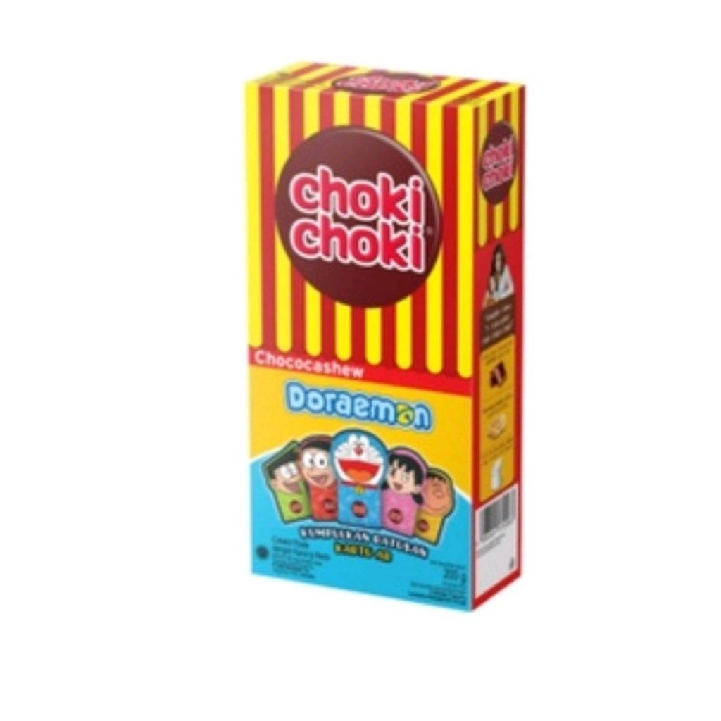 

1PCS CHOKICHOKI CHOCOCASHEW ECER SATUAN 10GRAM CHOKI CASHEW PASTA COKLAT SNACK CHOCOLATE