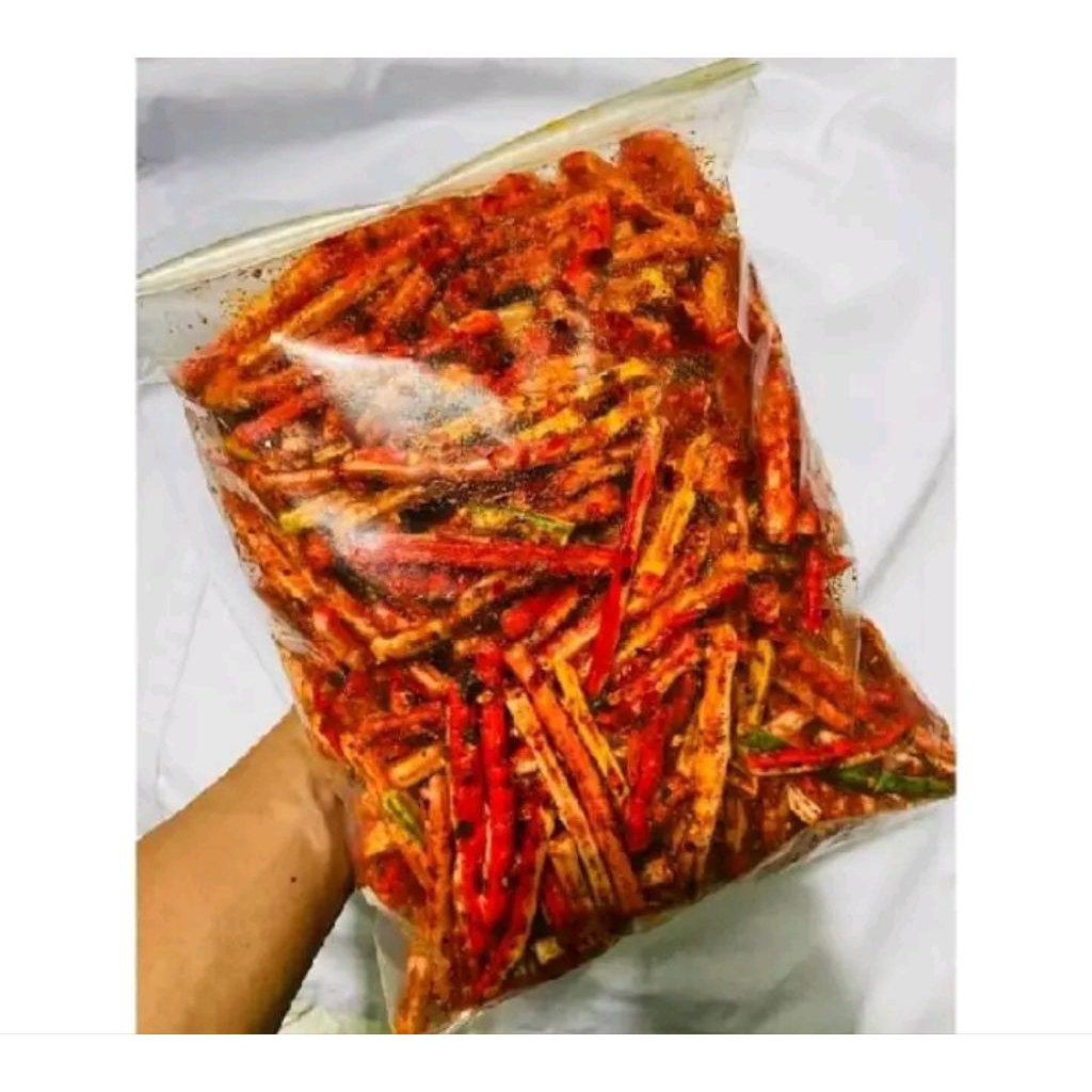 

Kerupuk Beton Ekstra Pedas Daun Jeruk