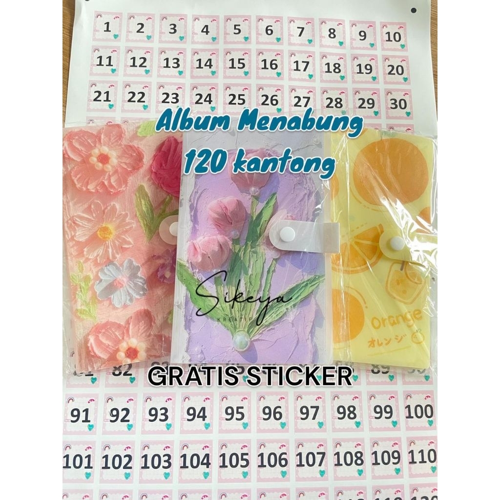 

Saving Album Challenge Album Menabung Gratis Sticker No Urut 1-120