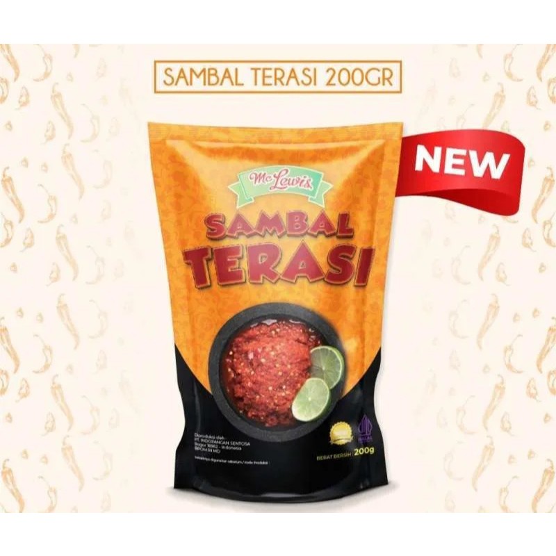 

Mc Lewis Sambal Terasi 200gr