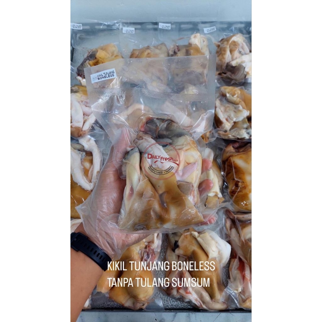 

KIKIL TUNJANG SAPI BONELESS | TANPA TULANG SUMSUM 500GR | 1KG (100% SAPI BUKAN KERBAU)