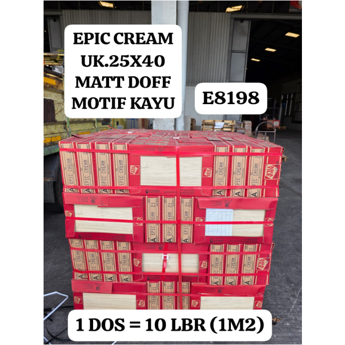 EPIC SERIES MATT MOTIF KAYU UK.25X40 ASIA TILE KERAMIK LANTAI DINDING
