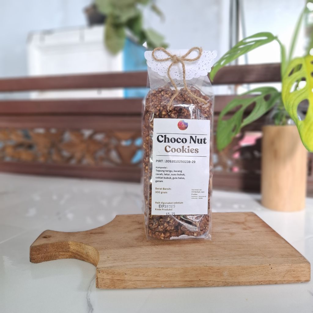 

choco nut cookies kemasan 375 gram