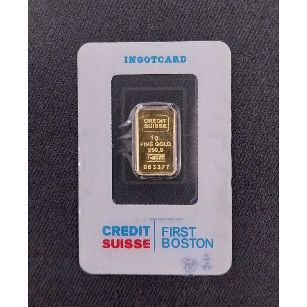 Logam Mulia Credit Suisse First Boston Valcambi Liberty 1 gram