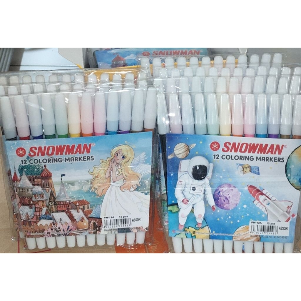 

SPIDOL SNOWMAN KCL 12 WARNA