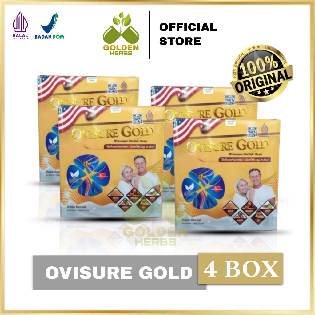 

Ovisure Gold 4 Box Original Milk Usa Untuk Tulang Dan Sendi