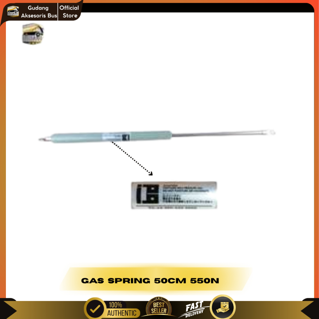 GAS SPRING/SHOCK BAGASI BUS 50 CM 550N READY TERMURAH