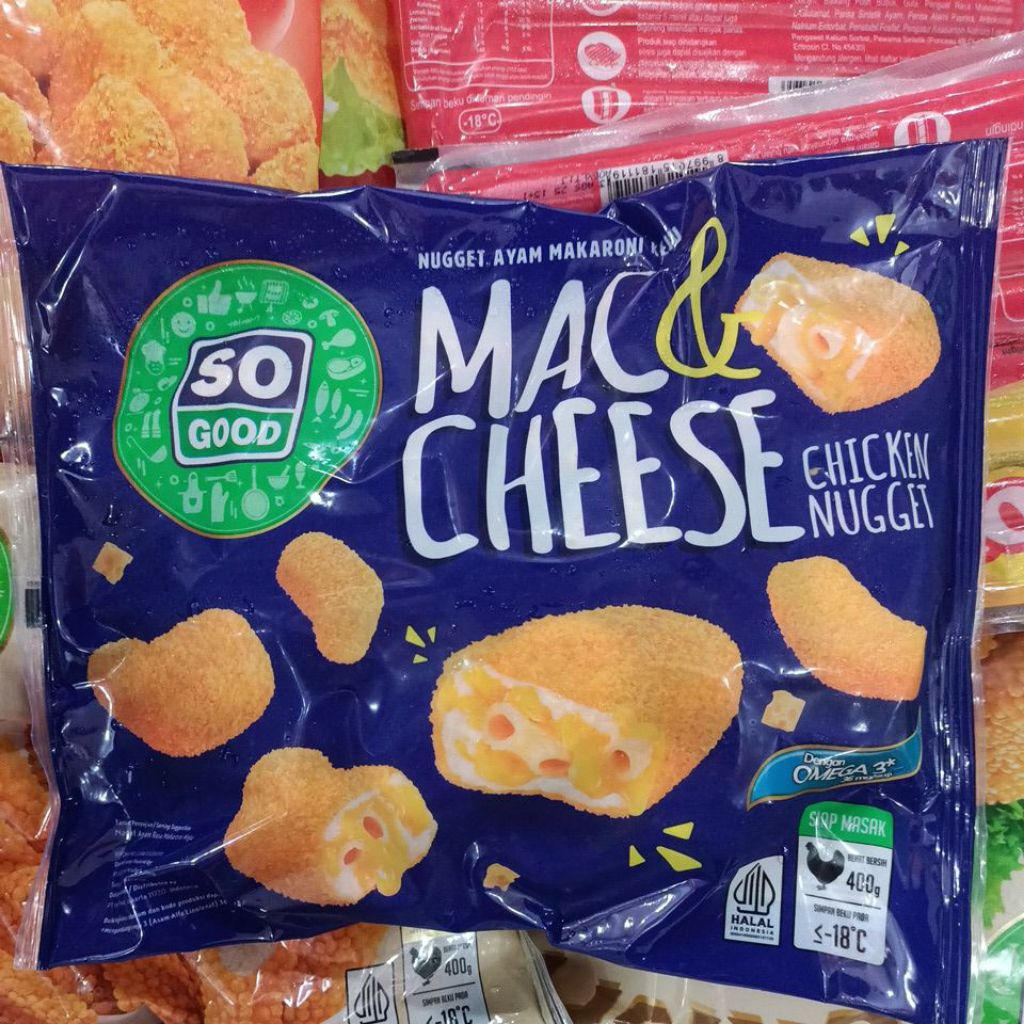 

so good Mac dan cheese 400gr