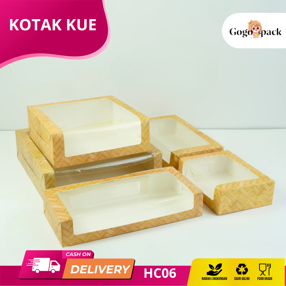 

Kotak Snack motif Anyam Coklat / Box Ivory jendela mika / Dus Brownies Motif Anyam Coklat / Dus Kue / Dus Donat / Dus Bolen / Kotak Brownies / Box Brownies Mika / Box Spiku / Kotak Kue / Kotak Roll Cake Donut / Box Donut / Dus Donat / Kotak Nasi | HC06L