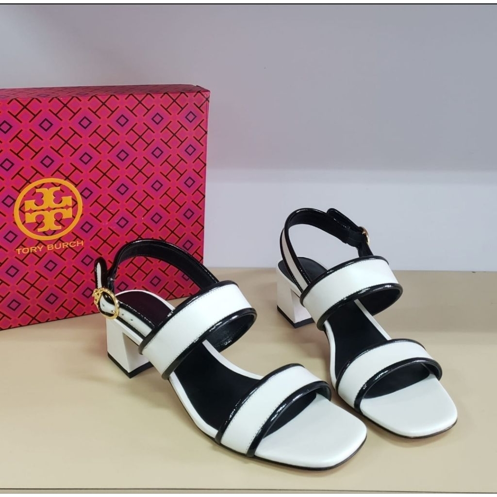 sepatu TB Selby sandal napa elegance.New ivory