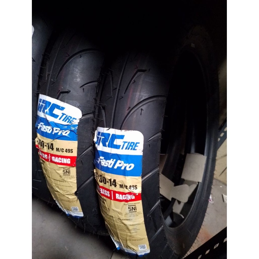 BAN LUAR IRC FASTI PRO 90/80-14 TUBLESS