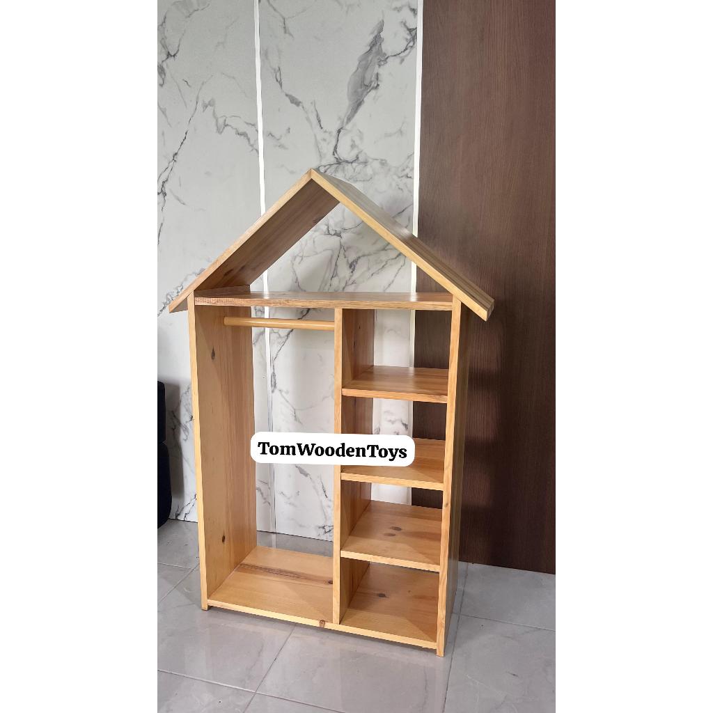 Rak Serbaguna rak mainan rak buku lemari baju gantung anak