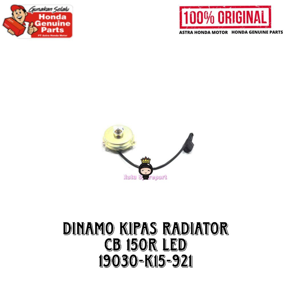 Dinamo Kipas Radiator Honda CB150R Led - 19030K15921 - Dinamo Kipas Radiator CB 150R Led - Dinamo Ki