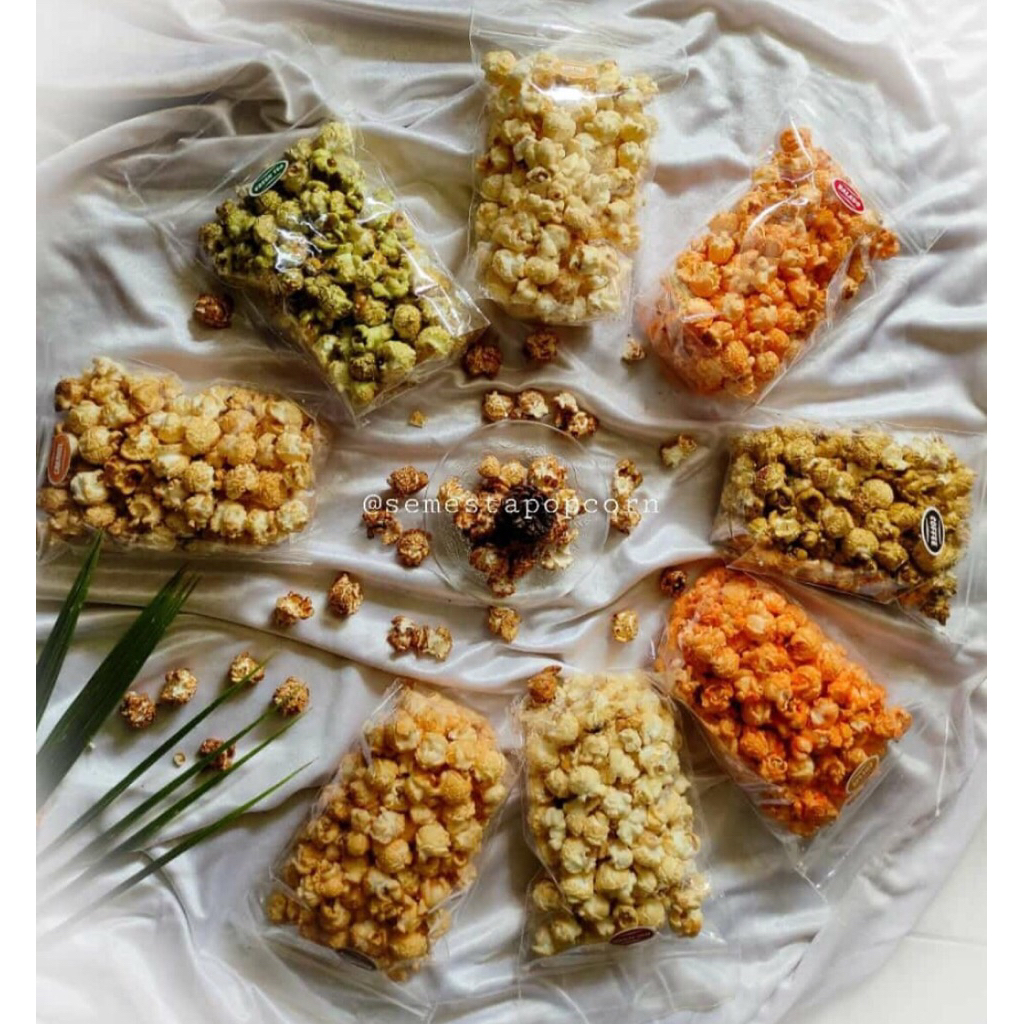 

POPCORN SEMESTA❗TERMURAH dan BERKUALITAS!!! POPCORN Caramel, Butter, Greentea, Chocolate, Coffee, Balado, Cheese, Barbeque, Ayam bawang