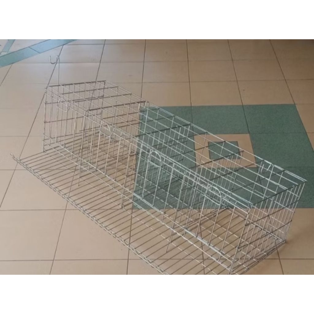 kandang ayam petelur galvanis 4 pintu (8ekor)