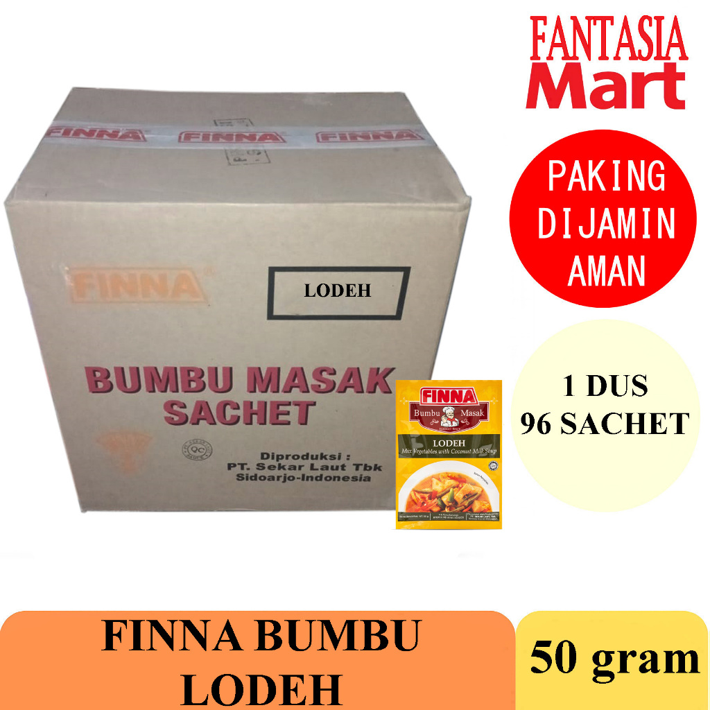 

FINNA BUMBU MASAK LODEH DUS 50 GRAM FANTASIA DENGAN PAKING AMAN